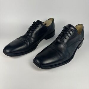 Cole Haan Air Madero Black Cap Toe Oxford Dress Shoes Men's 12M